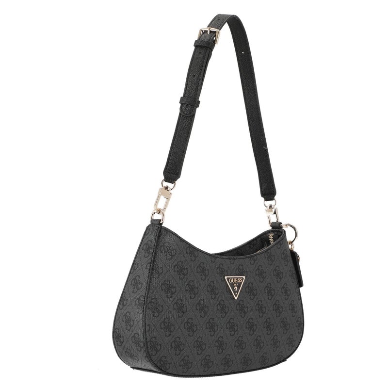GUESS Women's NOELLE Shoulder Bag Black Print - Image 5